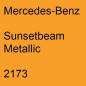 Preview: Mercedes-Benz, Sunsetbeam Metallic, 2173.